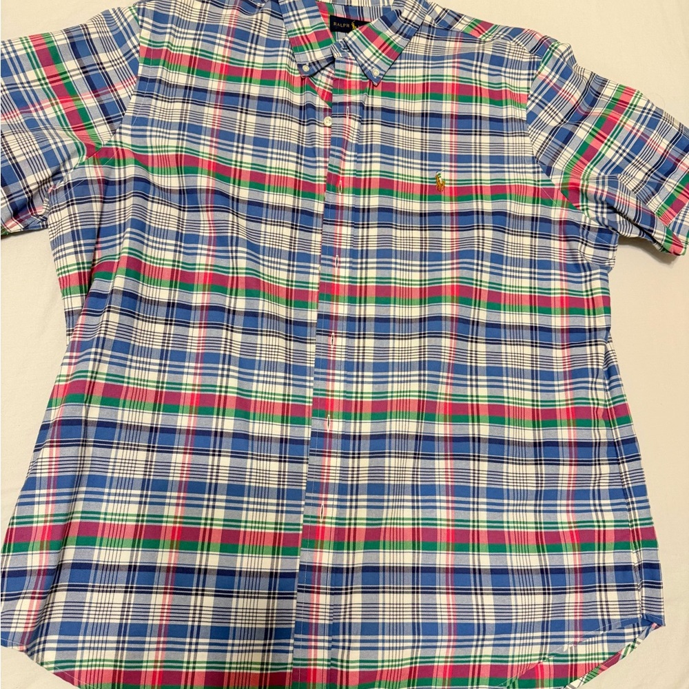 Ralph Lauren Multicolor Plaid Button Down Shirt